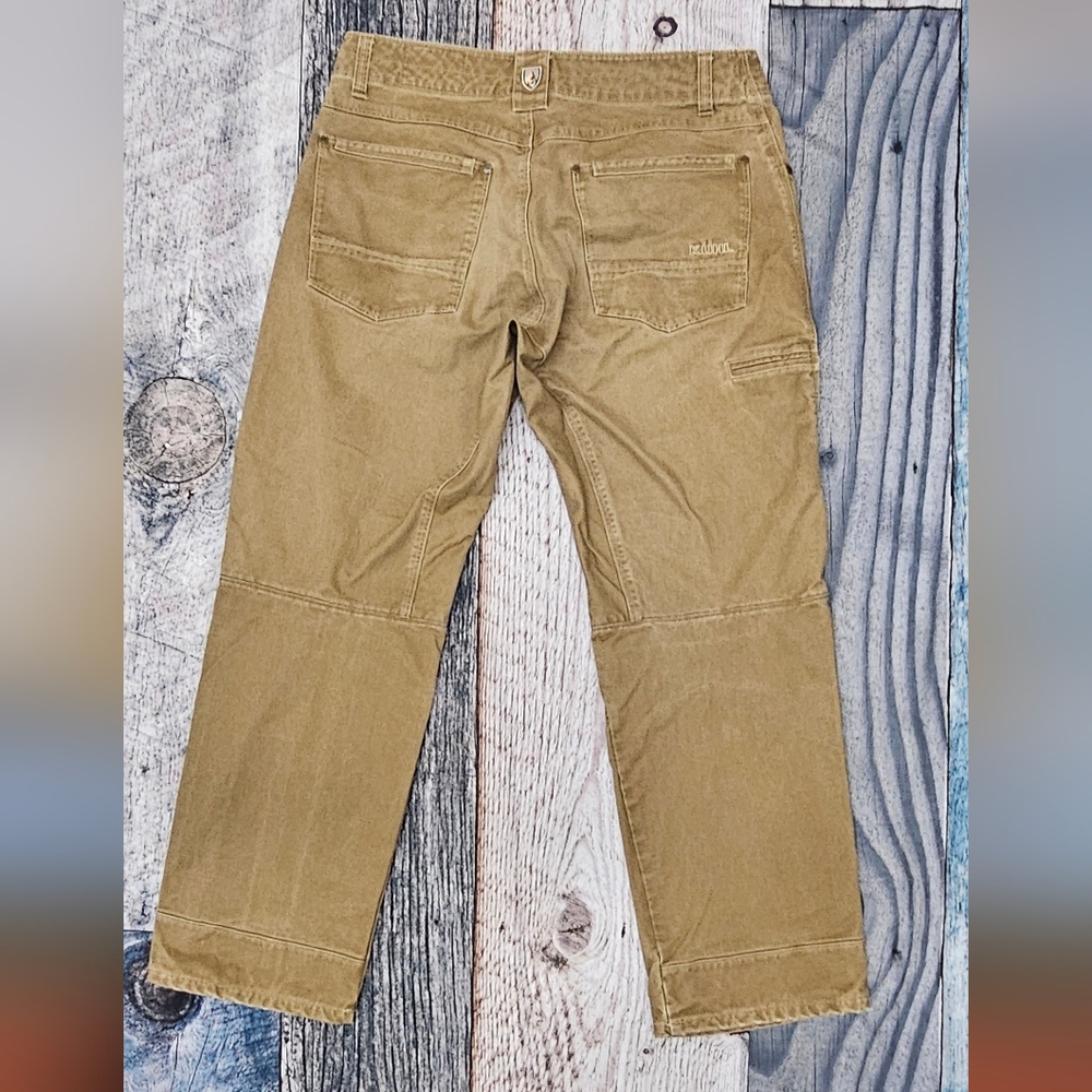 Kuhl Ryder Vintage Patina Dye Pants Men's Size 34x30 Canvas Hiking Adventure - Picture 11 of 14